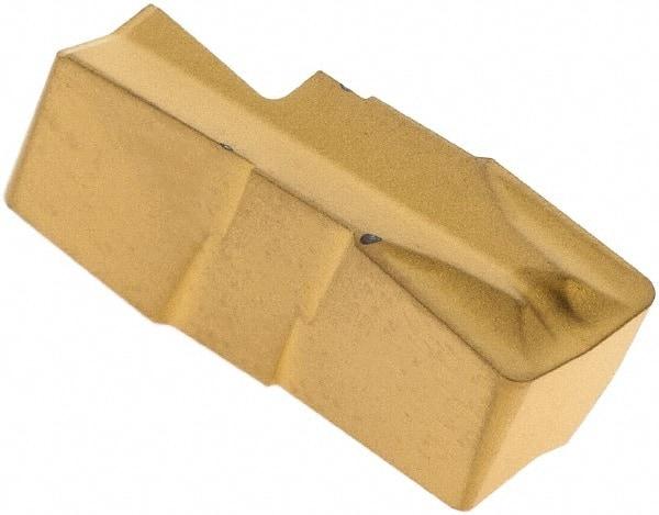 Iscar - 500E06030GIF E Grade IC9054, 5mm Cutting Width Carbide Grooving Insert - 4.8mm Max Depth of Cut, Neutral, 0.6mm Corner Radius, TiCN/Al2O3/TiN Finish - USA Tool & Supply