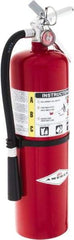 Amerex - 4-A:80B:C Rated, Dry Chemical Fire Extinguisher - 10Lb, 5" Diam x 20" High, 21' Discharge in 20 sec, Steel Cylinder - USA Tool & Supply