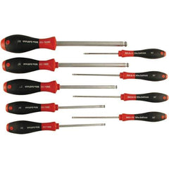 Wiha - 9 Piece Ball Hex Screwdriver Set - Comes in Box - USA Tool & Supply