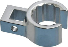 Proto - 11/16" 12 Point 3/8" Drive Chrome Flare Nut Crowfoot Wrench - 1-1/32" Head Diam x 11/16" Head Thickness, 1-1/2" OAL - USA Tool & Supply