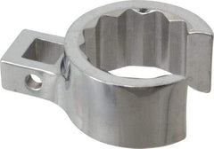 Proto - 1-1/16" 12 Point 3/8" Drive Chrome Flare Nut Crowfoot Wrench - 1-17/32" Head Diam x 25/32" Head Thickness, 1-1/2" OAL - USA Tool & Supply