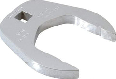 Proto - 1-11/16" 3/8" Drive Chrome Open End Crowfoot Wrench - 2.72" Head Diam x 0.38" Head Thickness - USA Tool & Supply