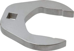 Proto - 1-3/4" 3/8" Drive Chrome Open End Crowfoot Wrench - 2.9" Head Diam x 0.38" Head Thickness - USA Tool & Supply