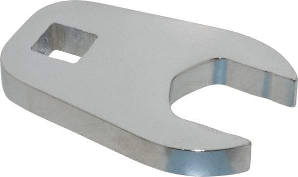 Proto - 1" 1/2" Drive Full Polish Chrome Open End Crowfoot Wrench - 1-15/16" Head Diam x 3/8" Head Thickness, 1-31/32" OAL - USA Tool & Supply