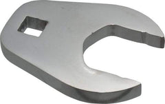 Proto - 1-3/8" 1/2" Drive Full Polish Chrome Open End Crowfoot Wrench - 2-23/32" Head Diam x 3/8" Head Thickness, 2-47/64" OAL - USA Tool & Supply