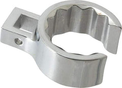 Proto - 1-7/16" 12 Point 1/2" Drive Full Polish Chrome Flare Nut Crowfoot Wrench - 2" Head Diam x 15/16" Head Thickness, 2.63" OAL - USA Tool & Supply