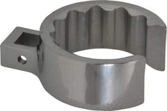 Proto - 1-7/8" 12 Point 1/2" Drive Full Polish Chrome Flare Nut Crowfoot Wrench - 2-9/16" Head Diam x 1-1/16" Head Thickness, 3-1/4" OAL - USA Tool & Supply