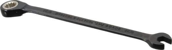 Proto - 9/32" 12 Point Combination Wrench - 15° Head Angle, 5-1/2" OAL, Steel, Black Chrome Finish - USA Tool & Supply