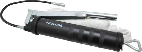 PRO-LUBE - 6,000 Max psi, Lever Grease Gun - 14 oz Capacity, 1/8 Thread Outlet - USA Tool & Supply