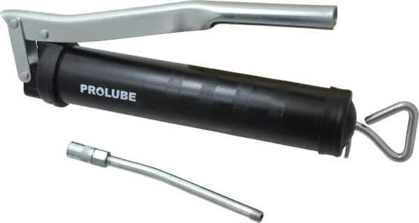 PRO-LUBE - 6,000 Max psi, Lever Grease Gun - 14 oz Capacity, 1/8 Thread Outlet - USA Tool & Supply