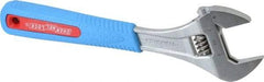 Channellock - 1-1/2" Jaw Capacity, 10" Standard Adjustable Wrench - Chrome Vanadium Steel, Chrome Finish - USA Tool & Supply