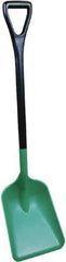 Remco - 13-7/8" High Square Plastic Shovel - 30-7/8" Long D-Grip Handle - USA Tool & Supply