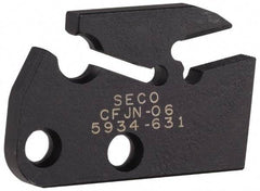 Seco - 0.197" Blade Width, 7.02" OAL, Single End Indexable Cut-Off Blade - 0.866" Max Depth of Cut, CFJN Blade, MDT Series - USA Tool & Supply