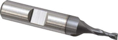 Niagara Cutter - 1/8", 3/8" LOC, 3/8" Shank Diam, 2-5/16" OAL, 2 Flute, Cobalt Square End Mill - Single End, TiCN Finish, Spiral Flute, 30° Helix, Centercutting, Right Hand Cut, Right Hand Flute, Series SP205 - USA Tool & Supply