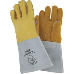 TILLMAN - Welder's & Heat Protective Gloves - MP MED TOPGR GOLDN ELSKIN WLDR GLOVES JT - USA Tool & Supply