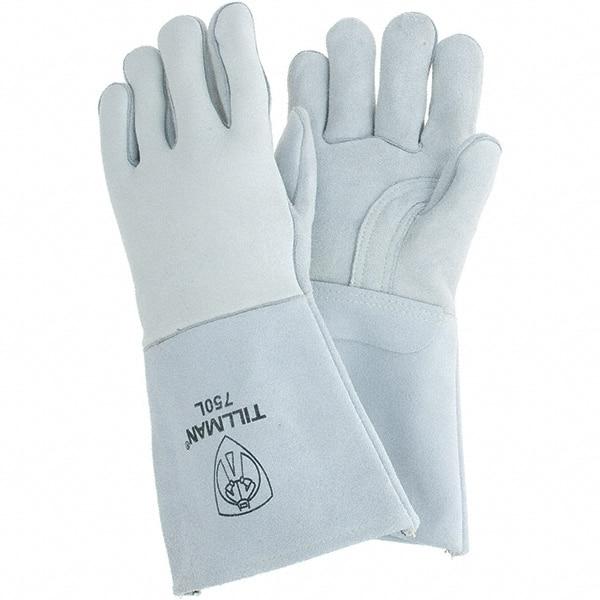 TILLMAN - Welder's & Heat Protective Gloves - MP (L) TOP GRAIN ELSKIN WELDER GLOVES JT - USA Tool & Supply