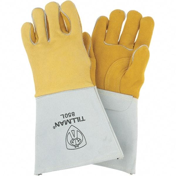 TILLMAN - Welder's & Heat Protective Gloves - MP 14" LRG ELK WELDI NG GLOVES TILLMAN - USA Tool & Supply