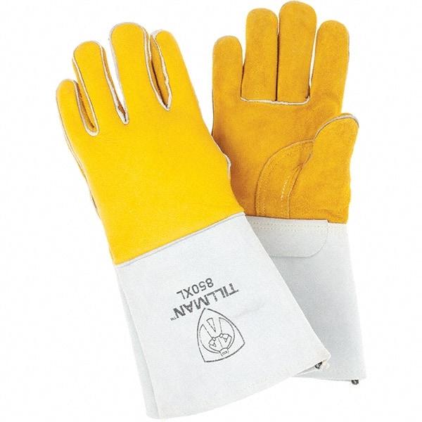 TILLMAN - Welder's & Heat Protective Gloves - MP 14" X-LRG ELK WELDING GLOVES TILLMAN - USA Tool & Supply