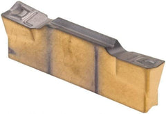 Iscar - 3003HFPL Grade IC808, 3mm Cutting Width Carbide Grooving Insert - 1.5mm Max Depth of Cut, Left Hand, 0.3mm Corner Radius, TiAlN Finish - USA Tool & Supply