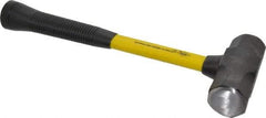 NUPLA - 3 Lb Head, 14" Long Sledge Hammer - Steel Head, 4-3/4" Long Head, Fiberglass Handle - USA Tool & Supply