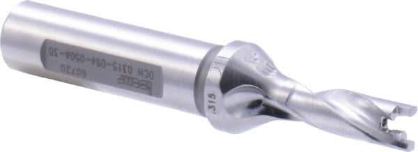 Iscar - 0.315" to 0.331" Diam, 3xD, 0.94" Max Depth, 1/2" Shank Diam, 3.32" OAL, Replaceable-Tip Drill - FCP, ICK, ICK-2M, ICM, ICP, iCP-2M Insert, 71322143 Toolholder, Series SumoCham - USA Tool & Supply