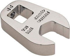 Proto - 11mm 3/8" Drive Chrome Crowfoot Wrench - 0.87" Head Diam x 1/4" Head Thickness, 1.13" OAL - USA Tool & Supply