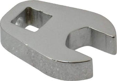 Proto - 12mm 3/8" Drive Chrome Crowfoot Wrench - 1-3/32" Head Diam x 1/4" Head Thickness, 1-15/32" OAL - USA Tool & Supply
