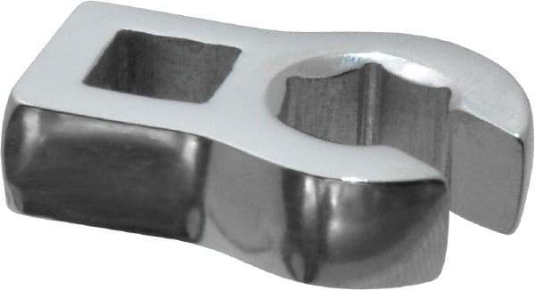 Proto - 12mm 6 Point 3/8" Drive Chrome Flare Nut Crowfoot Wrench - 1-3/32" Head Diam x 1/4" Head Thickness, 1-1/2" OAL - USA Tool & Supply