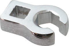 Proto - 13mm 6 Point 3/8" Drive Chrome Flare Nut Crowfoot Wrench - 1-3/32" Head Diam x 1/4" Head Thickness, 1-9/16" OAL - USA Tool & Supply
