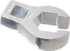 Proto - 17mm 6 Point 3/8" Drive Chrome Flare Nut Crowfoot Wrench - 2-29/32" Head Diam x 1/4" Head Thickness, 1-3/4" OAL - USA Tool & Supply