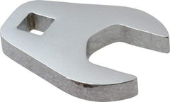 Proto - 22mm 3/8" Drive Chrome Crowfoot Wrench - 1-23/32" Head Diam x 1/4" Head Thickness, 2-7/32" OAL - USA Tool & Supply