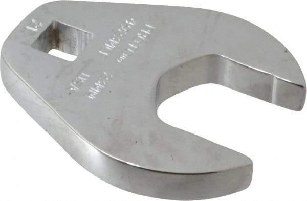 Proto - 23mm 3/8" Drive Chrome Crowfoot Wrench - 2-1/32" Head Diam x 1/4" Head Thickness, 2-11/32" OAL - USA Tool & Supply