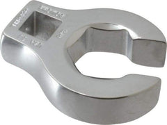 Proto - 3/4" 6 Point 3/8" Drive Chrome Flare Nut Crowfoot Wrench - 1-19/32" Head Diam x 1/4" Head Thickness, 1.94" OAL - USA Tool & Supply