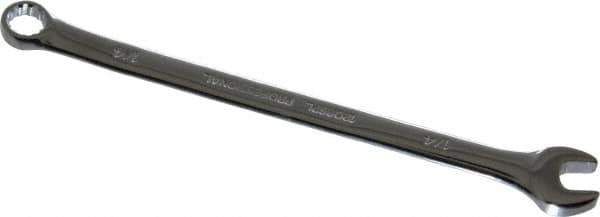 Proto - 1/4" Offset Combination Wrench - 15° Offset Angle, 4-29/32" OAL, Steel, Chrome Finish - USA Tool & Supply