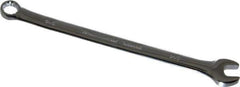 Proto - 1/4" Offset Combination Wrench - 15° Offset Angle, 4-29/32" OAL, Steel, Chrome Finish - USA Tool & Supply