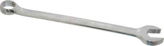 Proto - 7/8" Offset Combination Wrench - 15° Offset Angle, 12-17/32" OAL, Steel, Chrome Finish - USA Tool & Supply