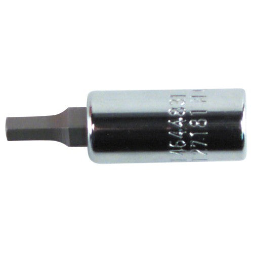 Hex Metric Bit Socket 1/4″ Square Drive with 1/4″ Replaceable Hex Bit 2 mm × 38 mm Overall Length - USA Tool & Supply