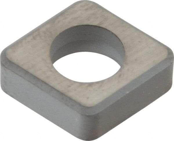 Kennametal - 1/2" Inscribed Circle, Diamond (Shape) Turning Shim for Indexables - Ceramic, 0.187" Thick, Negative Rake - USA Tool & Supply