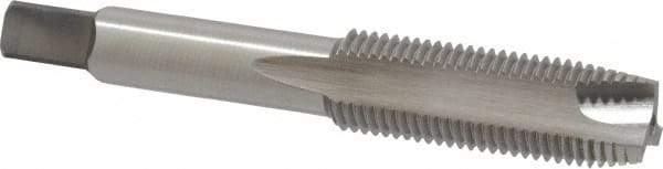 Cleveland - M14x1.50 Metric Fine, 3 Flute, Bright Finish, High Speed Steel Spiral Point Tap - Plug Chamfer, Right Hand Thread, 3-19/32" OAL, 1.66" Thread Length, Series 1011 - Exact Industrial Supply