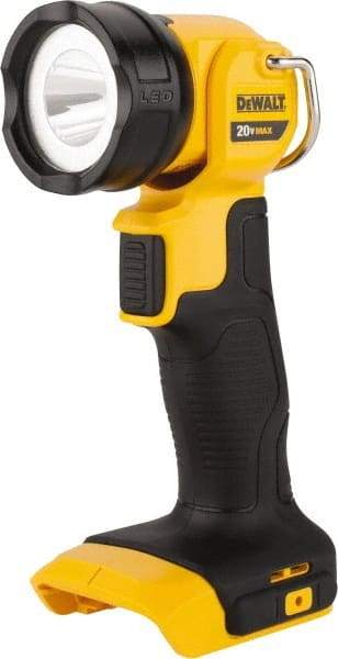 DeWALT - 20 Volts, 110 Lumens, Cordless Flashlight - White, Up to 25 hr Run Time - USA Tool & Supply