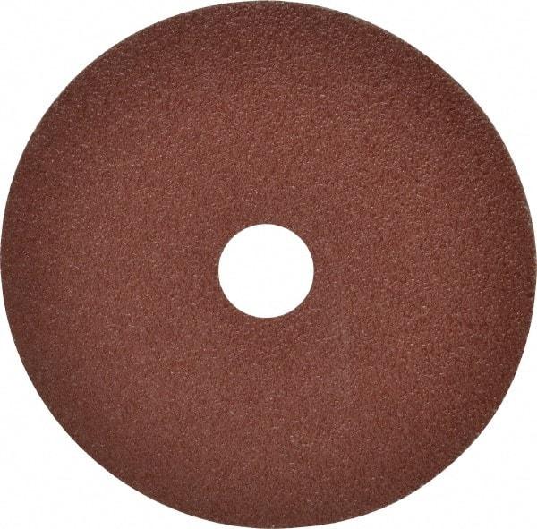 3M - 5" Diam 7/8" Hole 60 Grit Fiber Disc - Medium Grade, Ceramic, 12,000 Max RPM, Series 982C - USA Tool & Supply