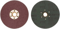 3M - 4-1/2" Diam 5/8-11 Threaded Hole 80 Grit Fiber Disc - Medium Grade, Ceramic, 13,300 Max RPM, Series 982C - USA Tool & Supply