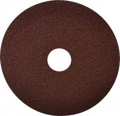 3M - 4-1/2" Diam 7/8" Hole 80 Grit Fiber Disc - Medium Grade, Ceramic, 13,300 Max RPM, Series 982C - USA Tool & Supply