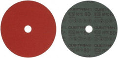 3M - 7" Diam 7/8" Hole 80 Grit Fiber Disc - Medium Grade, Ceramic, 8,600 Max RPM, Series 987C - USA Tool & Supply