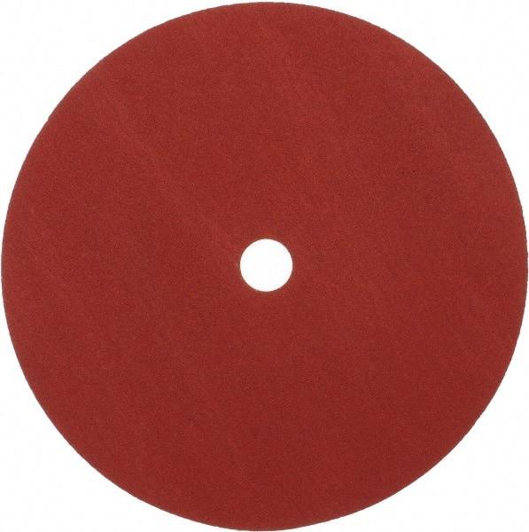 3M - 9-1/8" Diam 7/8" Hole 80 Grit Fiber Disc - Medium Grade, Ceramic, 6,600 Max RPM, Series 987C - USA Tool & Supply
