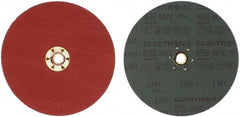 3M - 7" Diam 5/8-11 Threaded Hole 60 Grit Fiber Disc - Medium Grade, Ceramic, 8,600 Max RPM, Series 987C - USA Tool & Supply