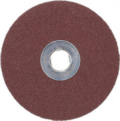 3M - 5" Diam 5/8-11 Threaded Hole 80 Grit Fiber Disc - Medium Grade, Ceramic, 12,000 Max RPM, Series 982C - USA Tool & Supply