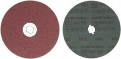 3M - 7" Diam 5/8-11 Threaded Hole 80 Grit Fiber Disc - Medium Grade, Ceramic, 8,600 Max RPM, Series 982C - USA Tool & Supply