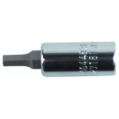 Hex Inch Bit Socket 1/4″ Square Drive with 1/4″ Replaceable Hex Bit 3/32″ × 38 mm Overall Length - USA Tool & Supply