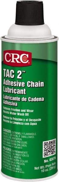 CRC - 16 oz Aerosol Adhesive Chain & Cable Lubricant - Blue, 350°F - USA Tool & Supply